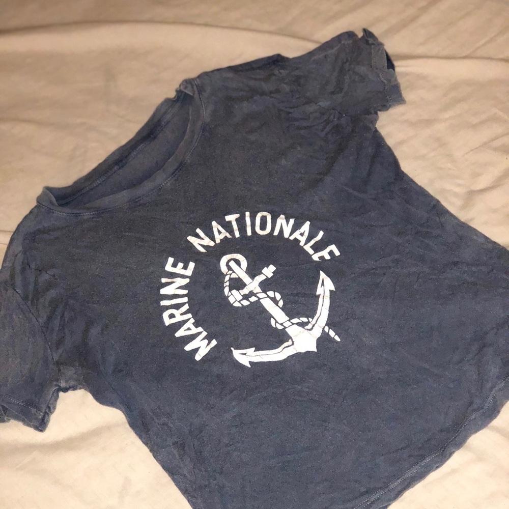 Brandy Melville blue tee one size
